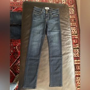 Paige Skyline Skinny Jean Armstrong Medium Dark Wash Size 25